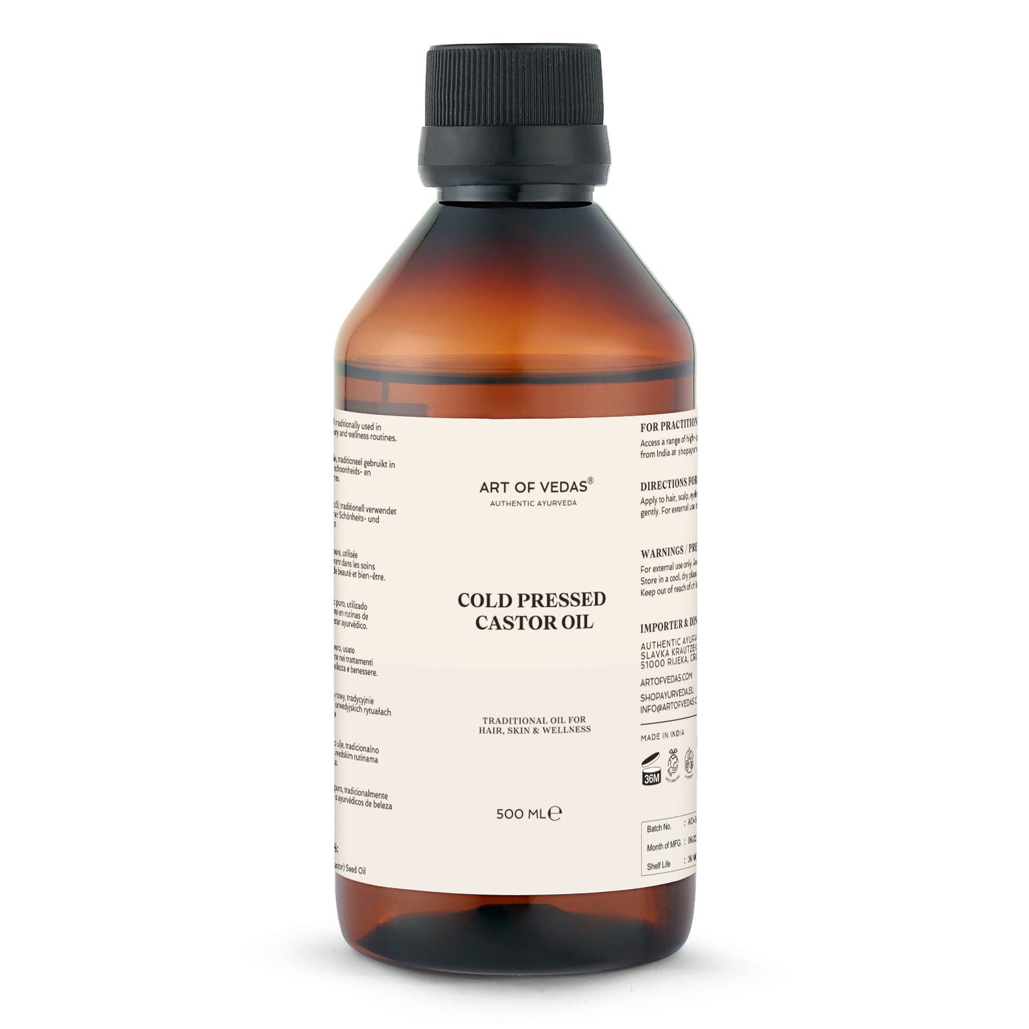 Óleo de Rícino Orgânico 500ML