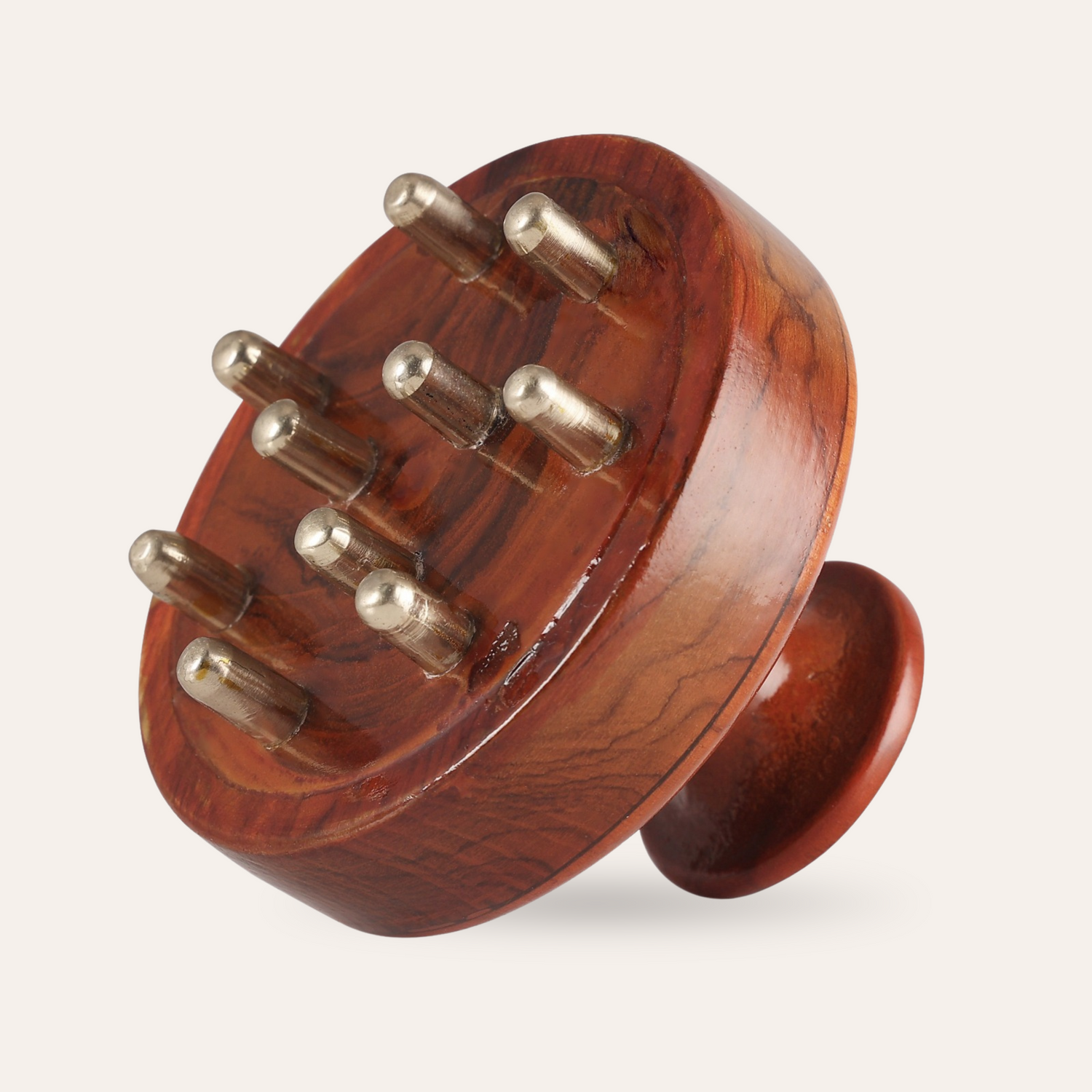 Kansa Wand Ferramenta Ayurvédica de Massagem para Couro Cabeludo e Corpo