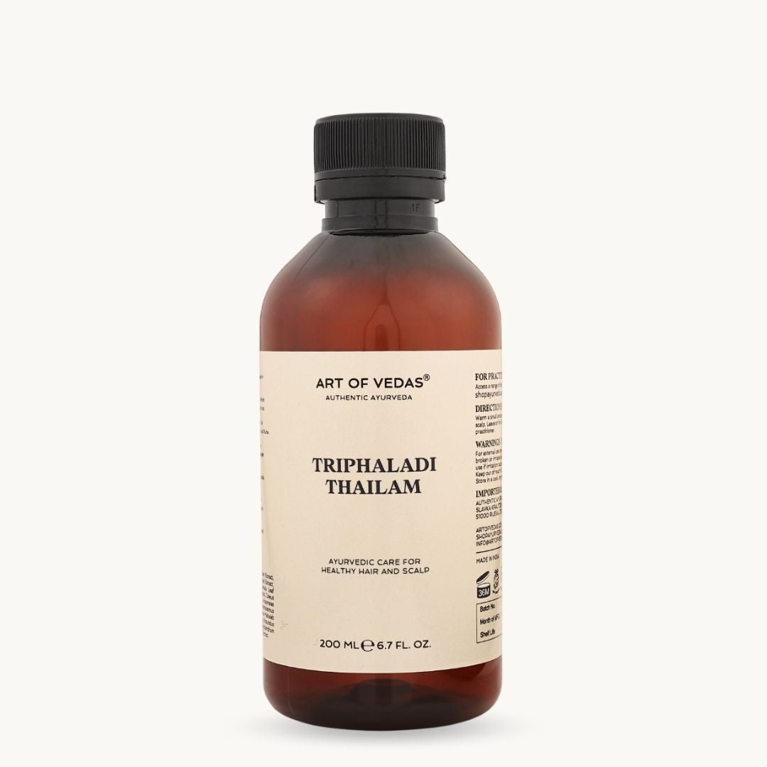 Art of Vedas Triphaladi Thailam 200ml - Ayurvedic Oil for Healthy Hair and Scalp