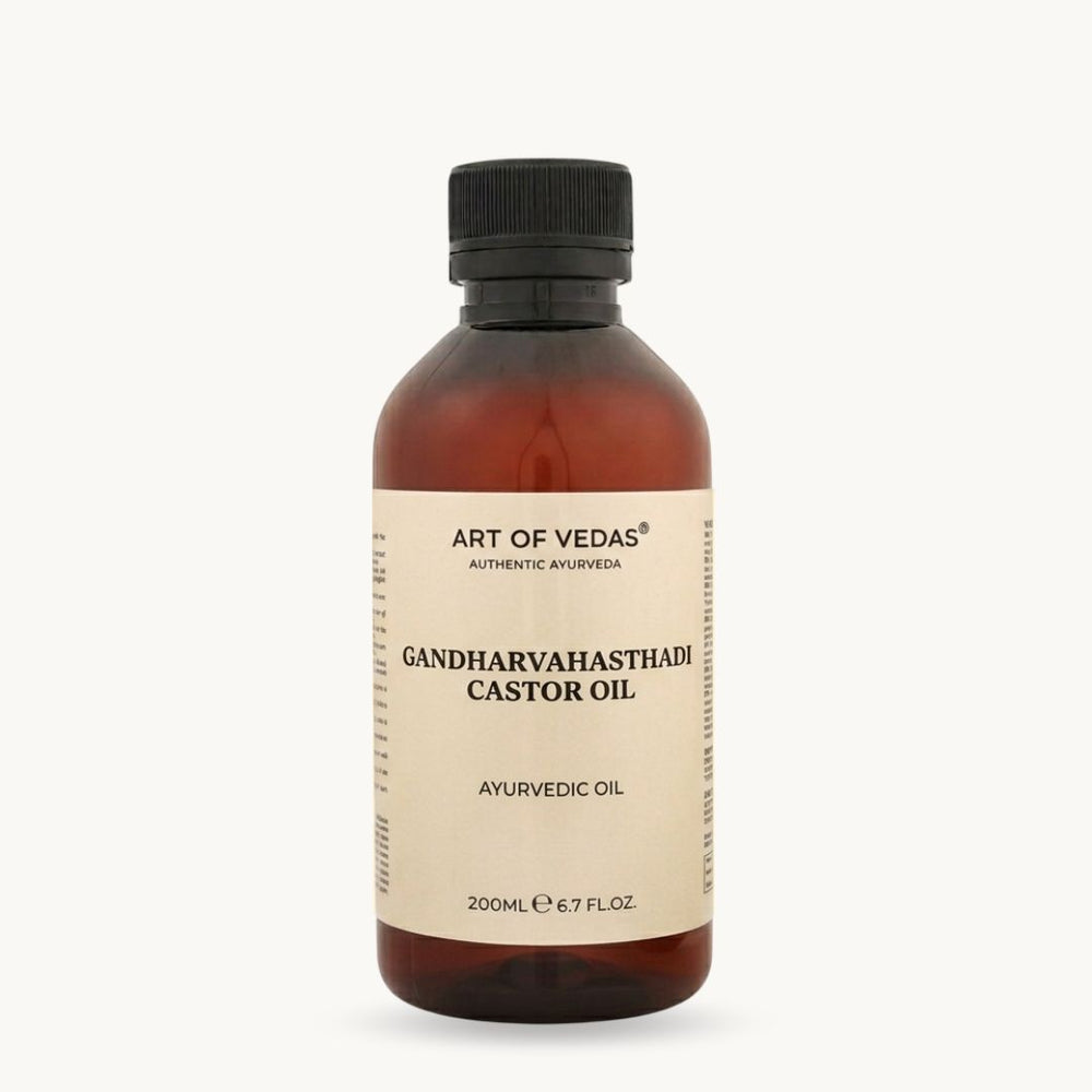 Art of Vedas, Gandharvahasthadi Eranda Thailam, 200 ml, Thailam ayurvédico clássico