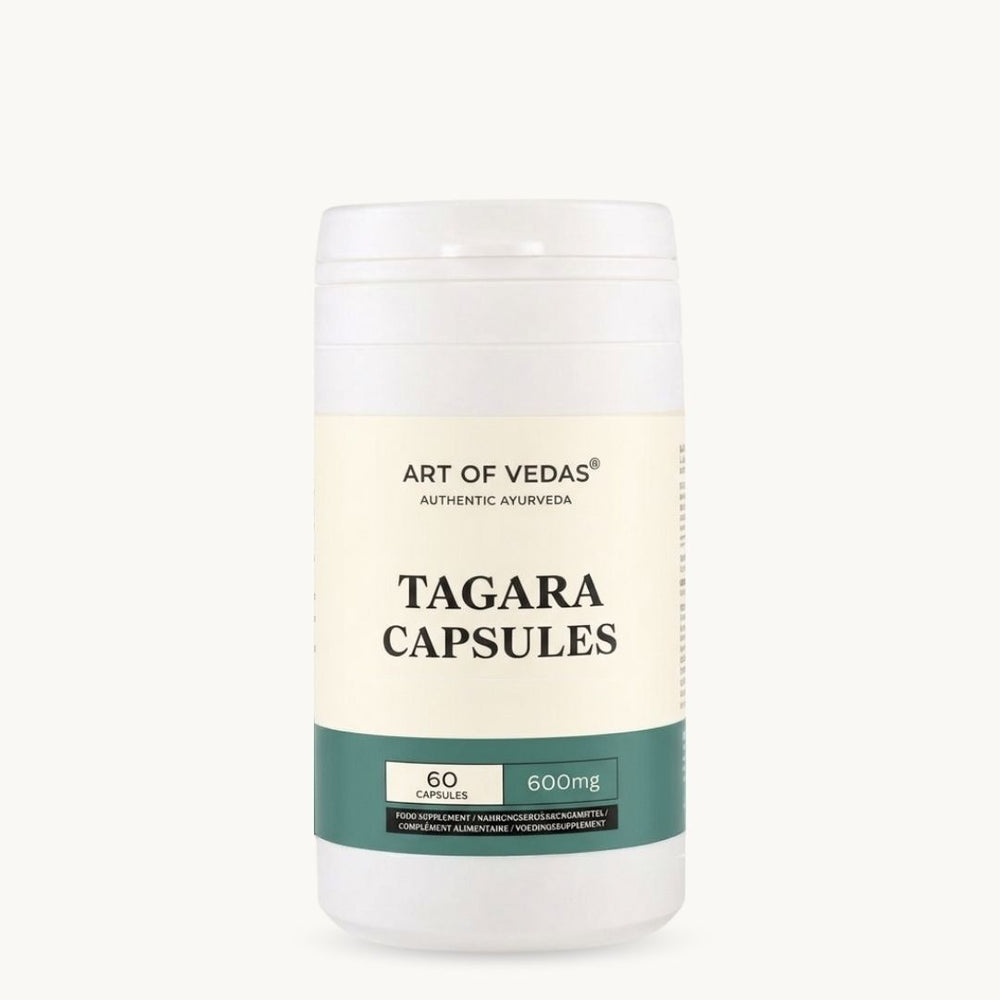 Art of Vedas, Tagara Capsules, suplemento ayurvédico