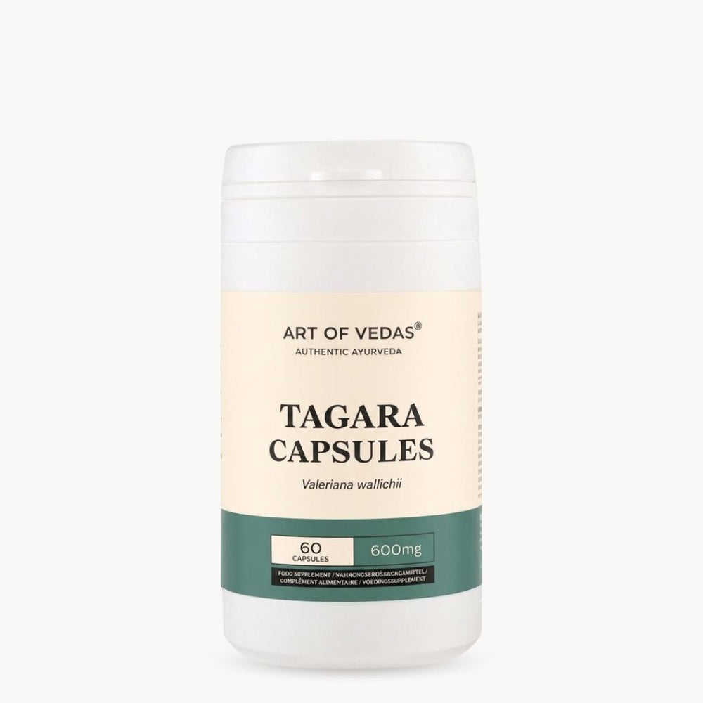 Art of Vedas, Cápsulas de Tagara, suplemento ayurvédico