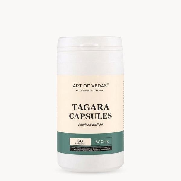 Art of Vedas, Cápsulas de Tagara, suplemento ayurvédico