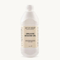 Art of Vedas, Óleo de Sésamo Biológico, 1 Liter, preparacao ayurvedica classica