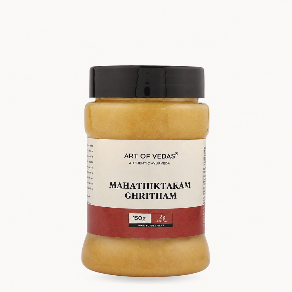 Art of Vedas Mahathiktakam Ghritham, 150 g, suplemento alimentar ayurvédico